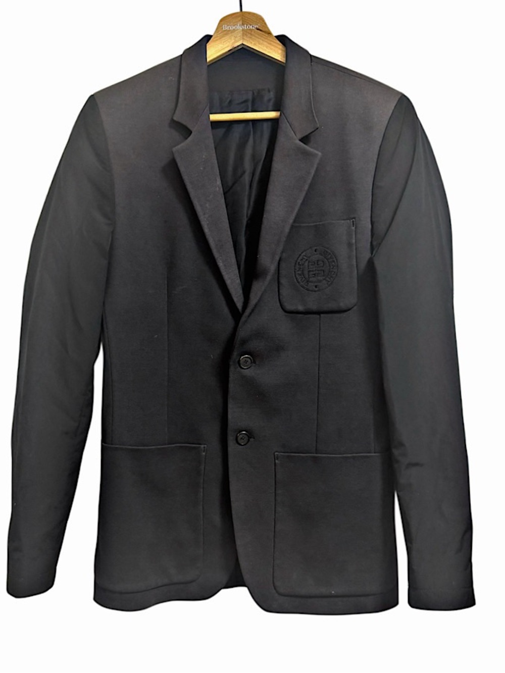 Authentic Givenchy Cut & Sew Logo Blazer